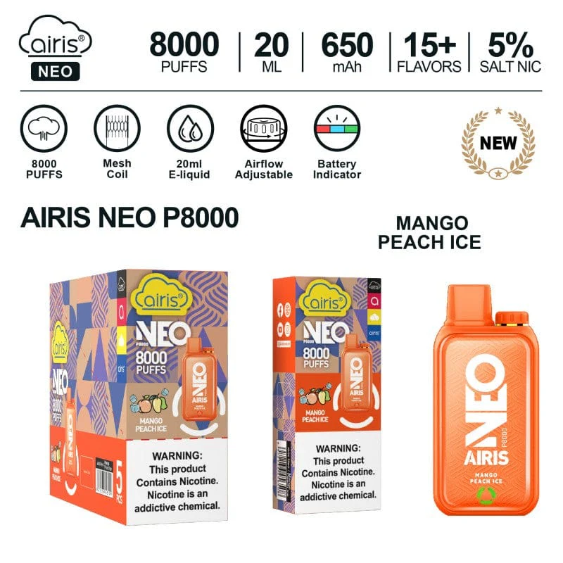 Airis Neo P8000 Vape - Image 10