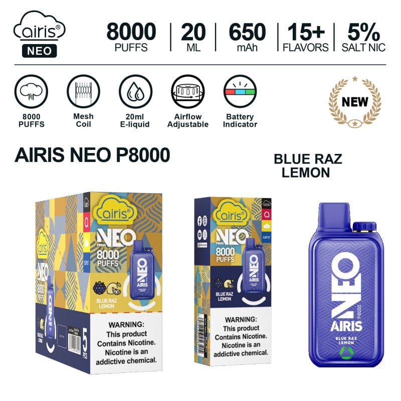 Airis Neo P8000 Vape - Image 12