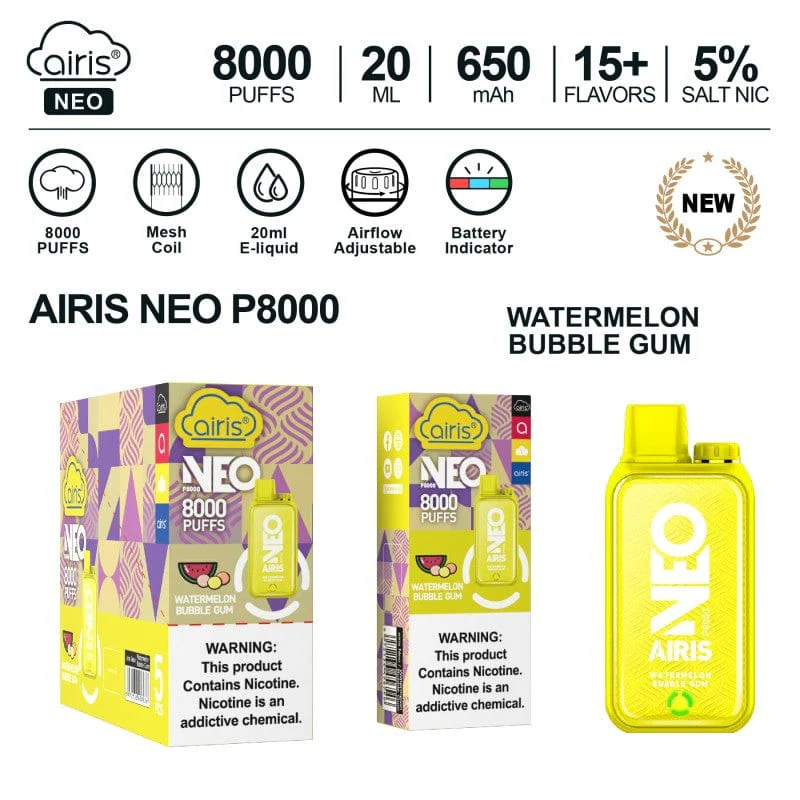 Airis Neo P8000 Vape - Image 13