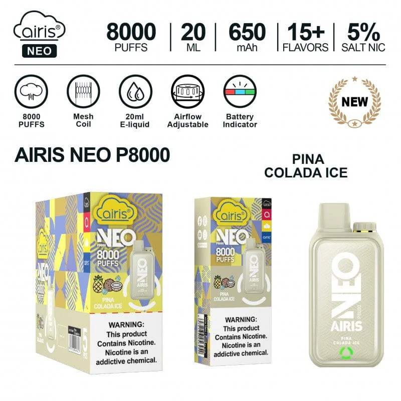 Airis Neo P8000 Vape - Image 14