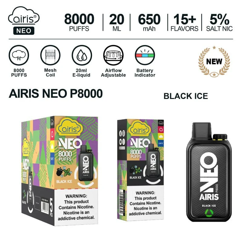 Airis Neo P8000 Vape - Image 15