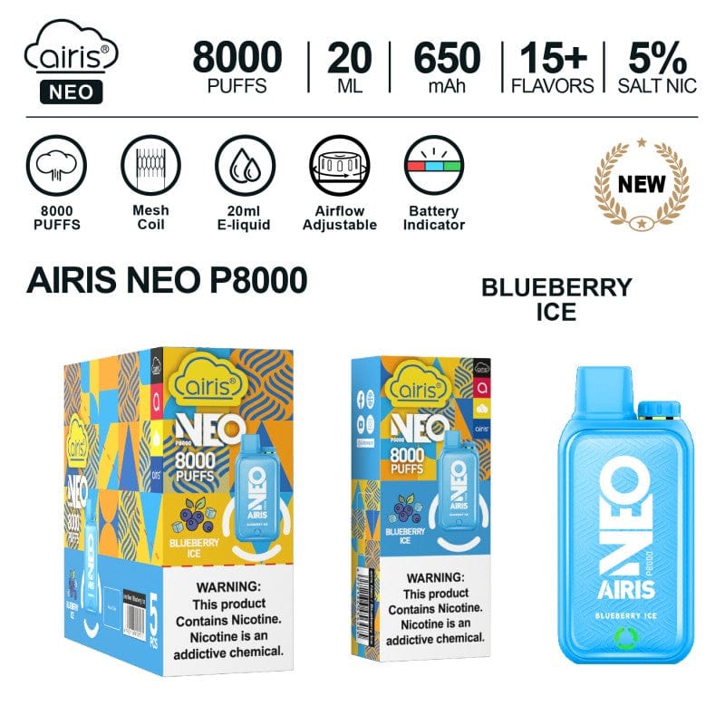 Airis Neo P8000 Vape - Image 5