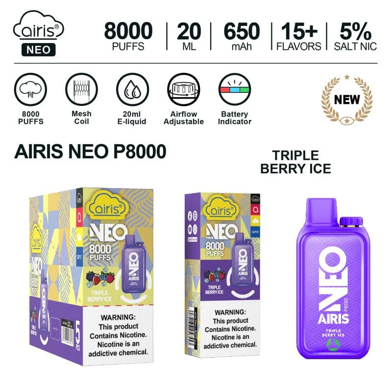 Airis Neo P8000 Vape - Image 6