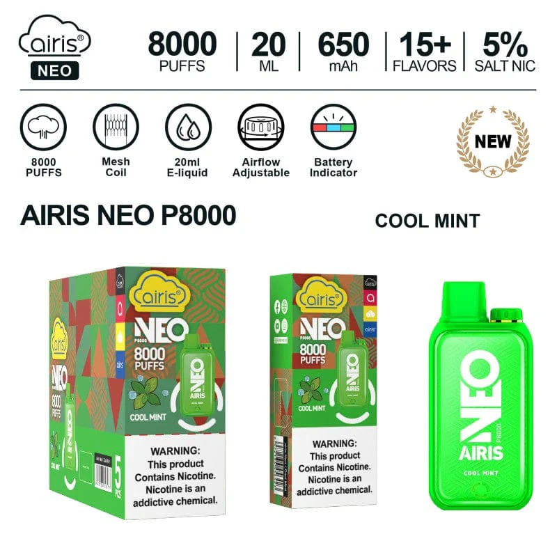 Airis Neo P8000 Vape - Image 9