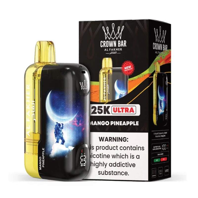 AL FAKHER CROWN BAR CRYSTAL BIG CLOUD DISPOSABLE VAPE 8000 - Image 16