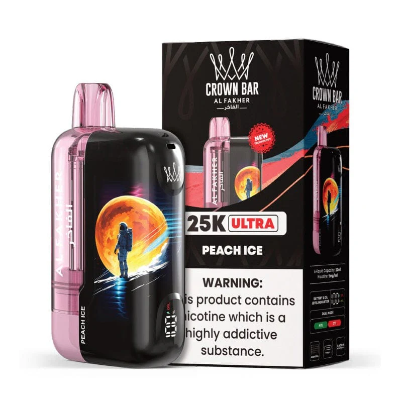 AL FAKHER CROWN BAR CRYSTAL BIG CLOUD DISPOSABLE VAPE 8000 - Image 17