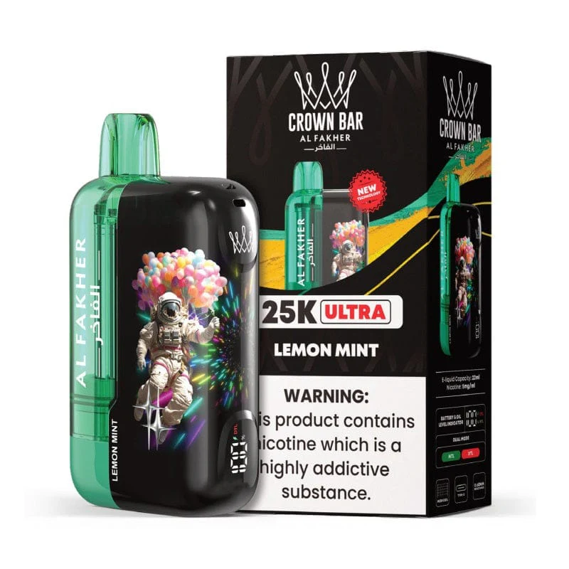 AL FAKHER CROWN BAR CRYSTAL BIG CLOUD DISPOSABLE VAPE 8000 - Image 13
