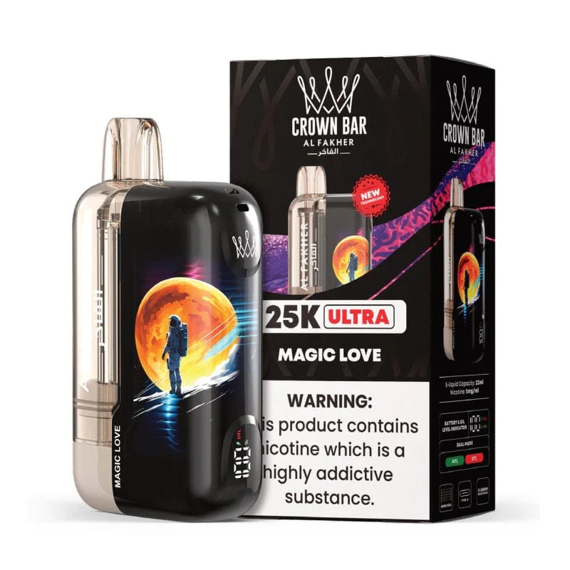 AL FAKHER CROWN BAR CRYSTAL BIG CLOUD DISPOSABLE VAPE 8000 - Image 15
