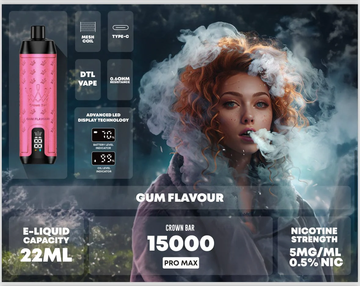 Al Fakher Crown Bar Vape 8000 Puffs - Image 23
