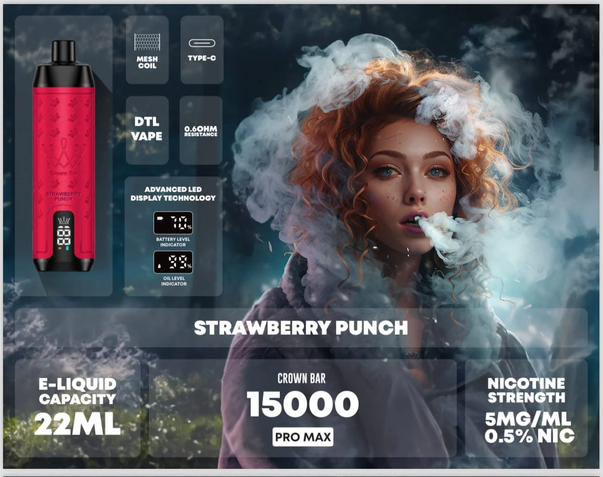 Al Fakher Crown Bar Vape 8000 Puffs - Image 38