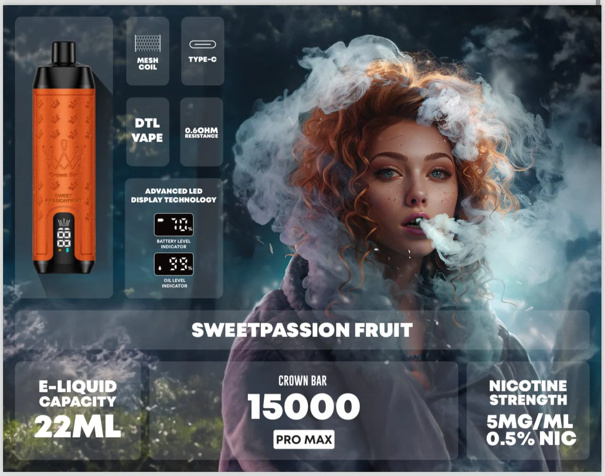 Al Fakher Crown Bar Vape 8000 Puffs - Image 40