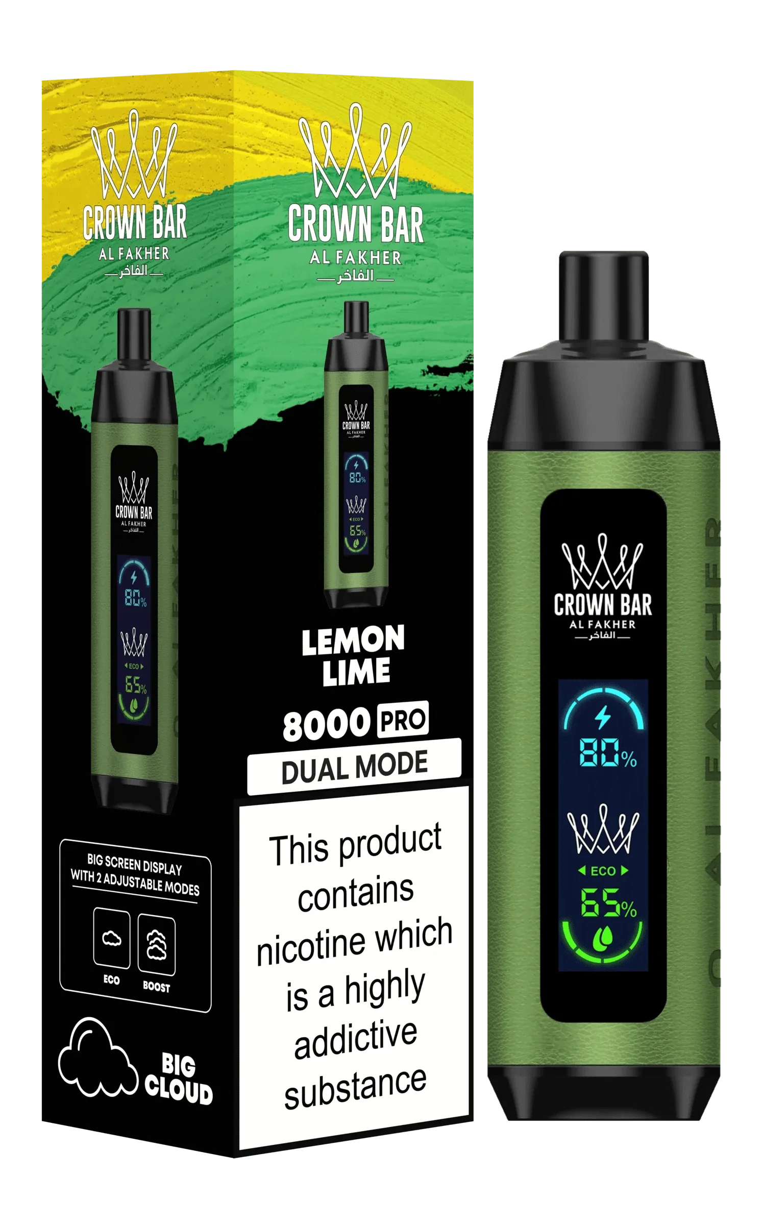 Al Fakher Crown Bar Vape 8000 Puffs - Image 46
