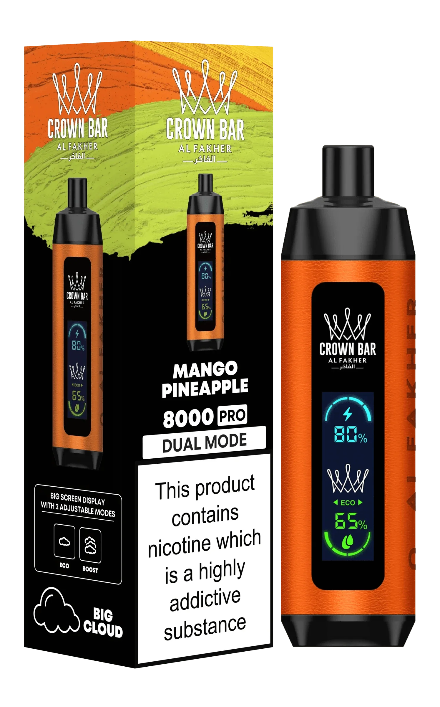 Al Fakher Crown Bar Vape 8000 Puffs - Image 47