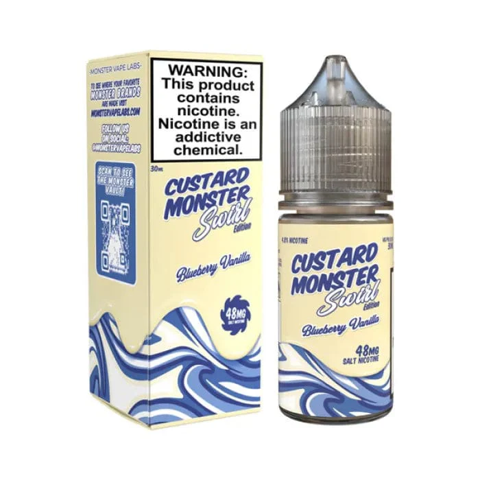 Custard Monster Swirl Salt E Liquid 30ML - Image 3