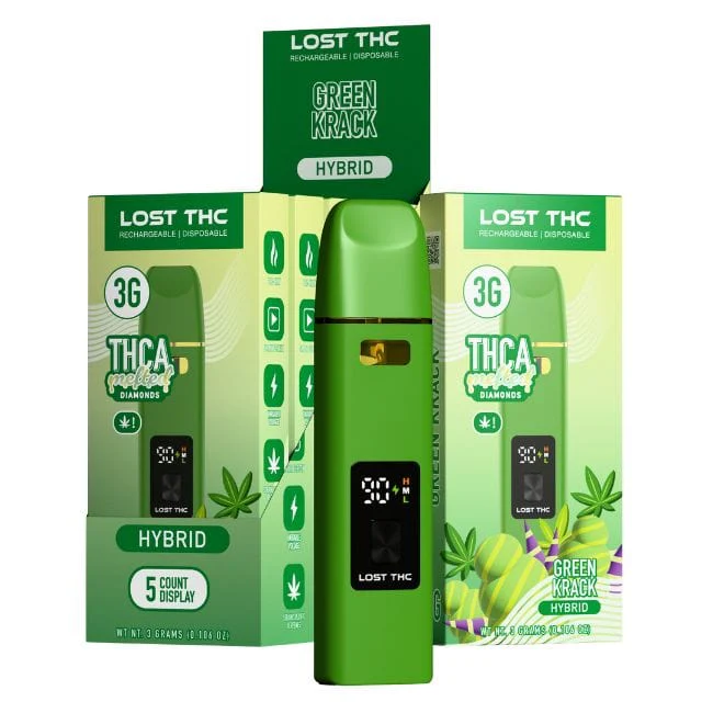 Lost THC Melted Diamonds Disposable 3GM - Image 5