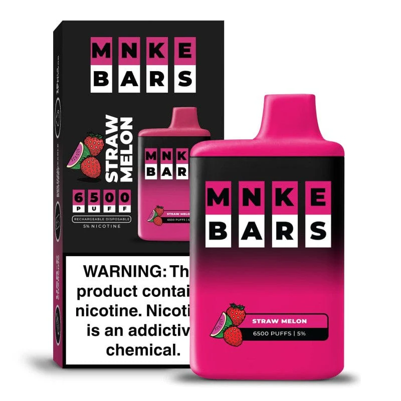MNKE BARS 6500 DISPOSABLE VAPE 5% - Image 3