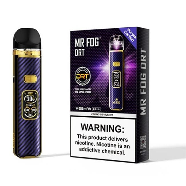 Mr Fog DRT Vaping Device Kit 1400 Mac 2.5ml - Image 4