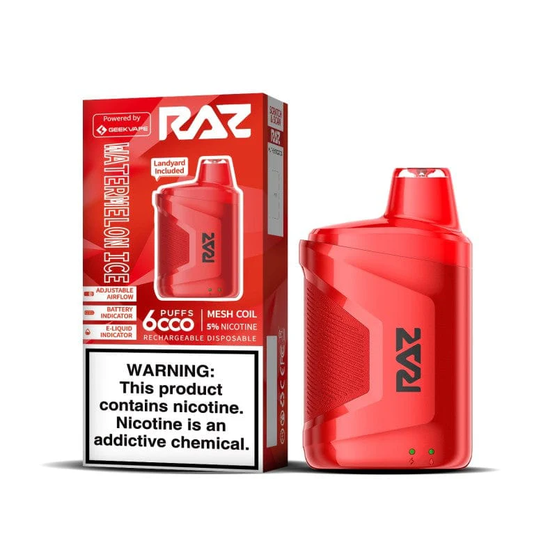 RAZ CA6000 DISPOSABLE VAPE 5% - Image 4