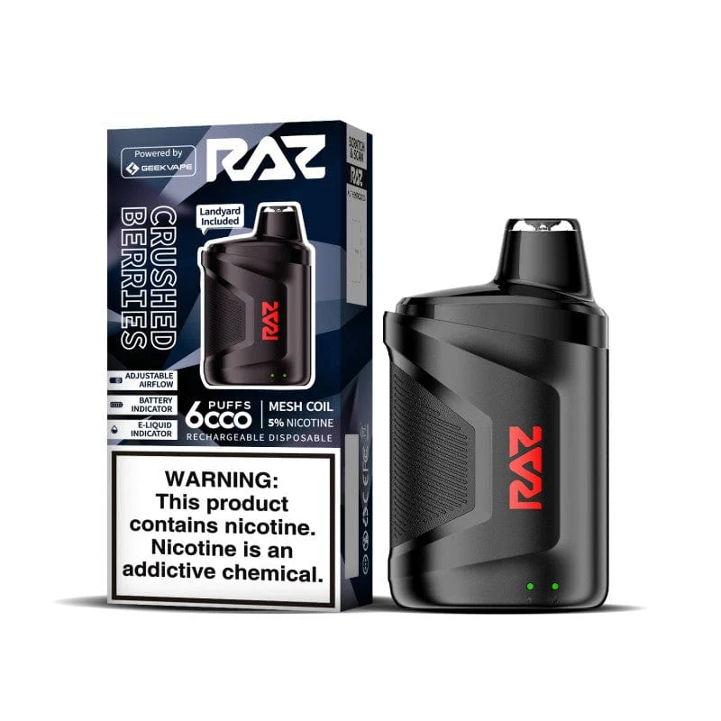 RAZ CA6000 DISPOSABLE VAPE 5% - Image 6