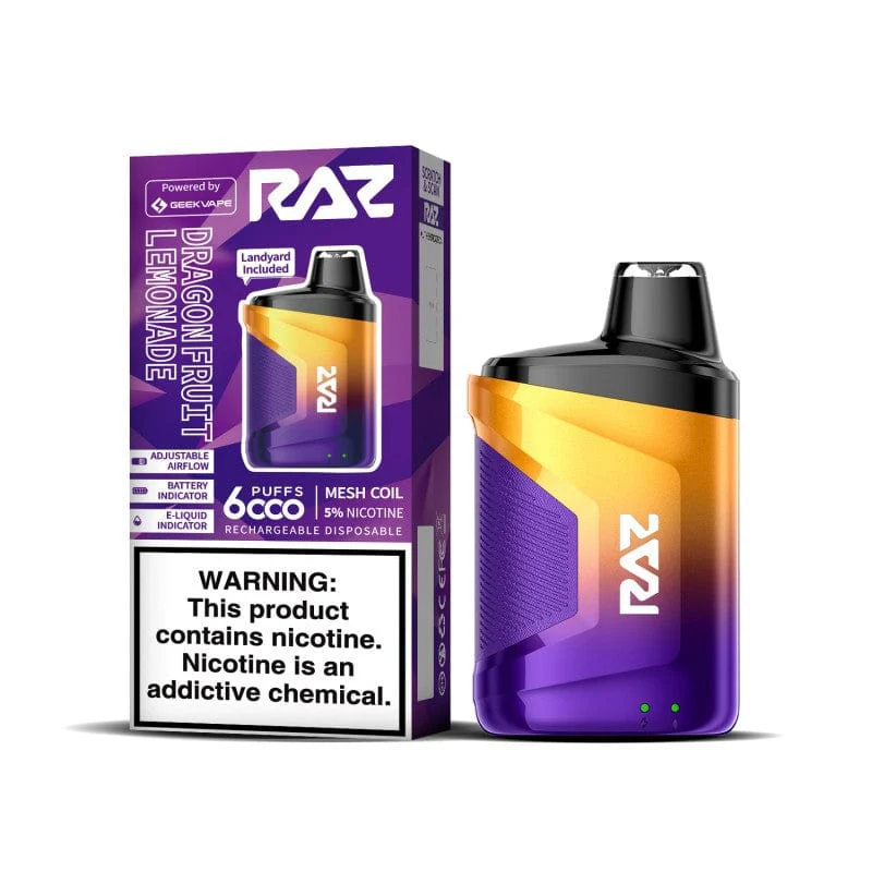 RAZ CA6000 DISPOSABLE VAPE 5% - Image 7