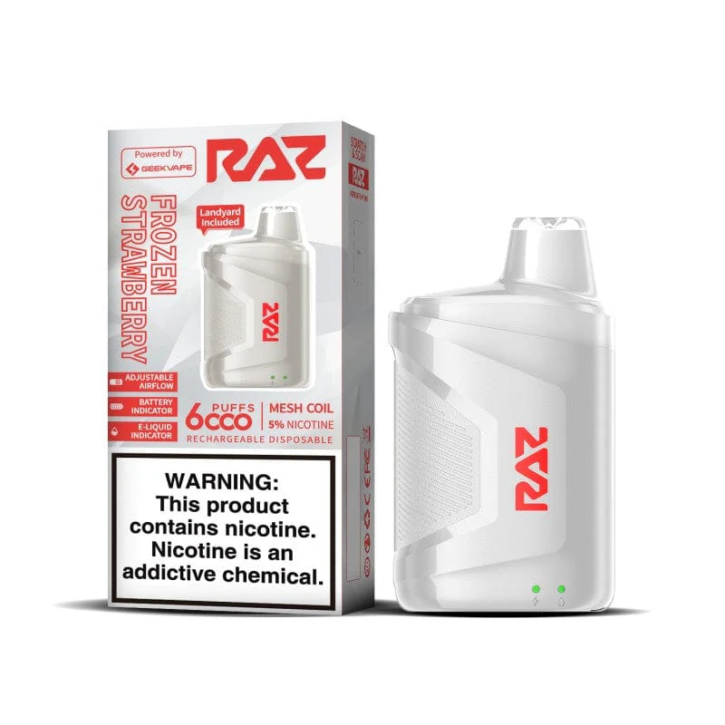 RAZ CA6000 DISPOSABLE VAPE 5% - Image 8