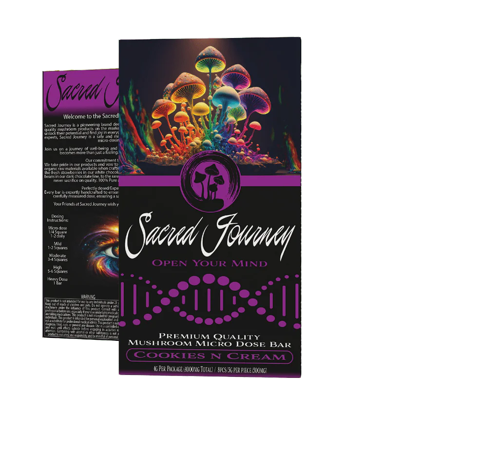 Sacred Journey Mushroom Chocolate Bar - Image 3