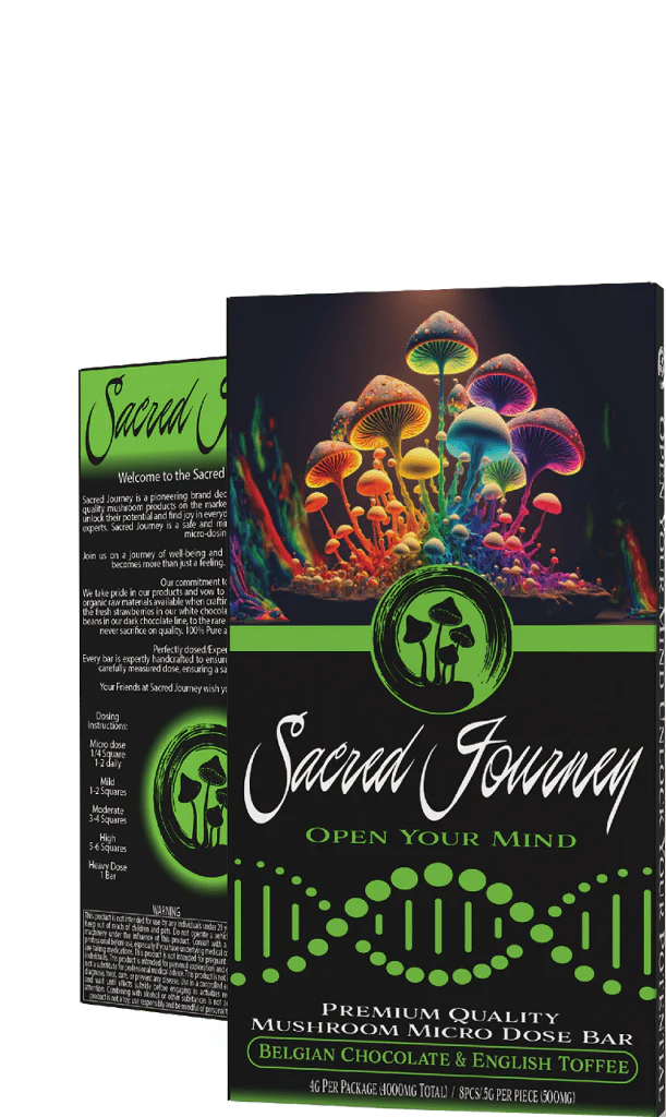 Sacred Journey Mushroom Chocolate Bar - Image 5