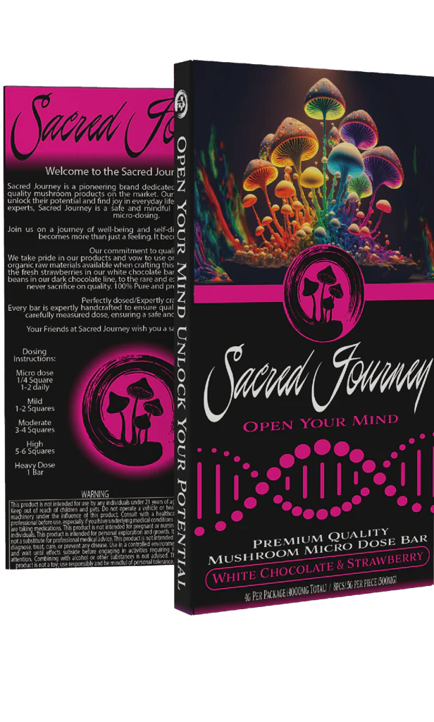 Sacred Journey Mushroom Chocolate Bar - Image 6